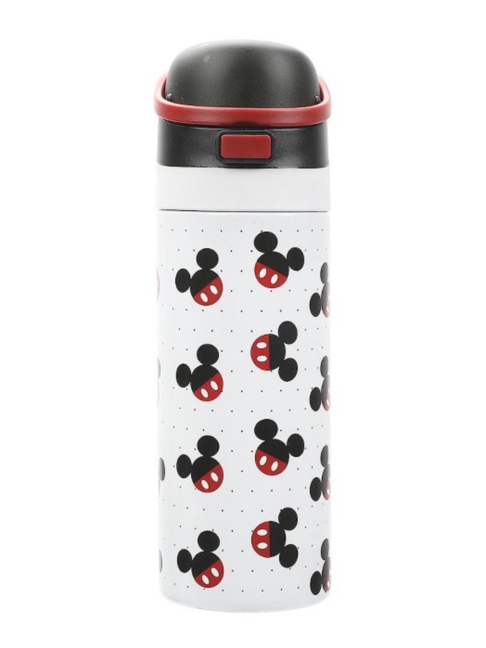 NEW Mickey Mouse Classic Mickey Ears Print 24oz Stainless Steel Water Bottle